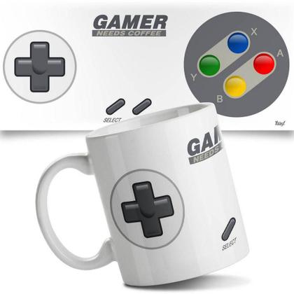 Imagem de Caneca de Cerâmica 325ml Gamer Needs Coffee Yaay! CAN084