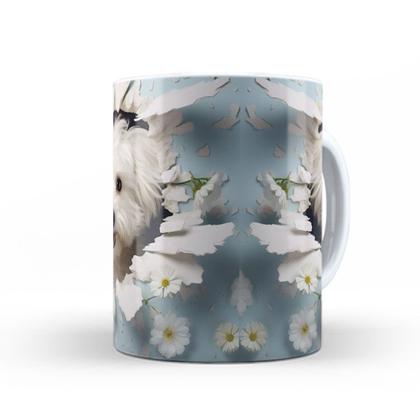 Imagem de Caneca de Cerâmica 325ml Gatos e Dogs 3D