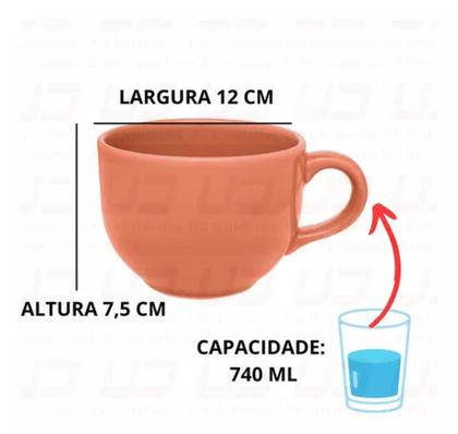 Imagem de Caneca de Cerâmica 740ml Oxford - Jumbo