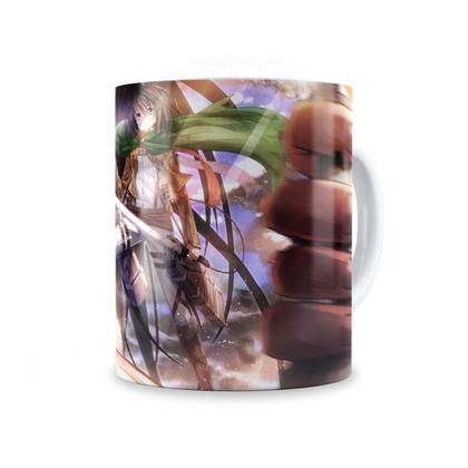 Imagem de Caneca de ceramica attack on titan 010