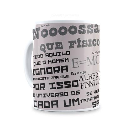 Imagem de Caneca de Ceramica Einstein Que Físico 325 Ml