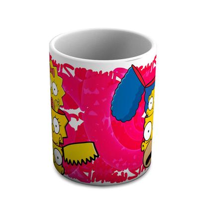 Imagem de Caneca de Ceramica Familia Simpsons 325 Ml