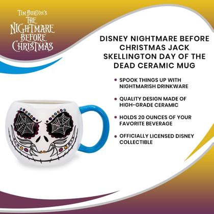 Imagem de Caneca de cerâmica Silver Buffalo Disney Nightmare Before Christmas