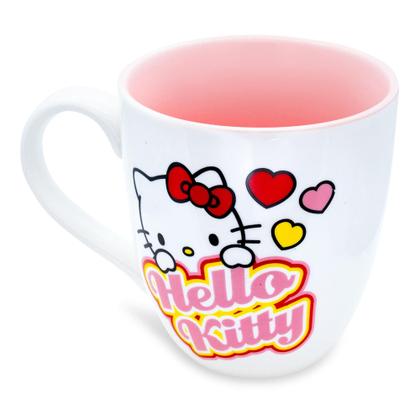 Imagem de Caneca de cerâmica Silver Buffalo Sanrio Hello Kitty Hearts 540ml