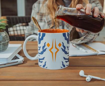Imagem de Caneca de cerâmica Silver Buffalo Star Wars Ahsoka Tano 600ml
