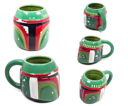 Imagem de Caneca de cerâmica Silver Buffalo Star Wars Boba Fett 600ml