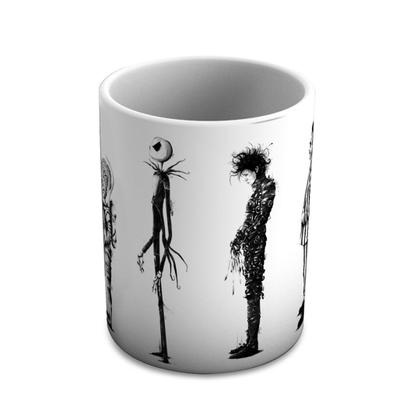Imagem de Caneca de Ceramica Tim Burton Personagens 325 ml