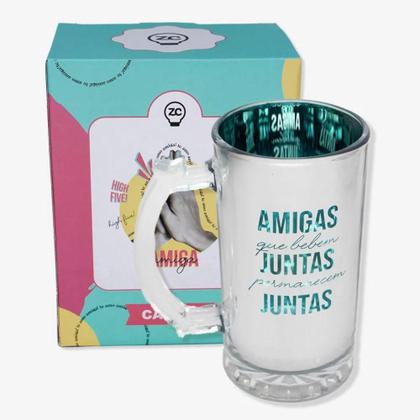 Imagem de Caneca de Choop 450ml Eletrostática Amigas Juntas - Zonacriativa