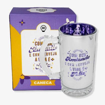 Imagem de Caneca de Choop 450ml Eletrostática Com Sua Amizade - Zonacriativa