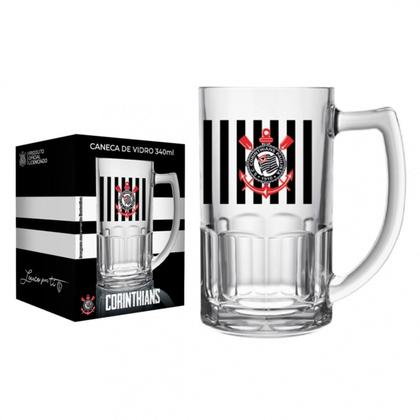 Imagem de Caneca De Chopp Cerveja Corinthians 340ml Oficial Licenciada Futebol