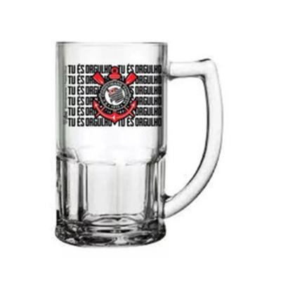Imagem de Caneca De Chopp Corinthians Vidro 340ml Oficial Licenciada