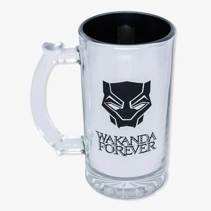 Imagem de Caneca de chopp eletrostática pantera negra marvel