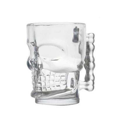 Imagem de Caneca de Chopp em vidro Caveira crânio 500ml VD84