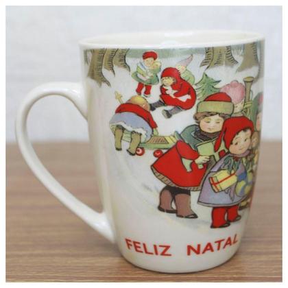 Imagem de Caneca De Natal Natalina Papai Noel Cerâmica 350ml
