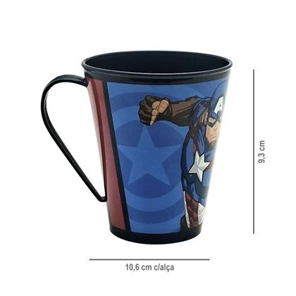 Imagem de Caneca de Plástico Infantil 360 ml Personagens Plasútil