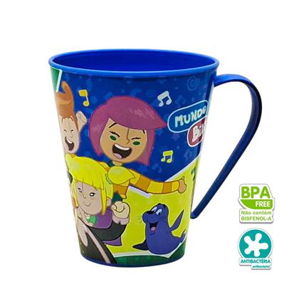 Imagem de Caneca de Plástico Infantil 360 ml Personagens Plasútil