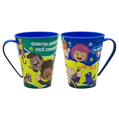 Imagem de Caneca de Plástico Infantil 360 ml Personagens Plasútil