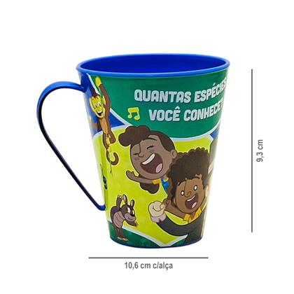 Imagem de Caneca de Plástico Infantil 360 ml Personagens Plasútil