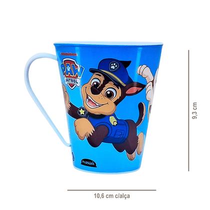 Imagem de Caneca de Plástico Infantil 360 ml Personagens Plasútil