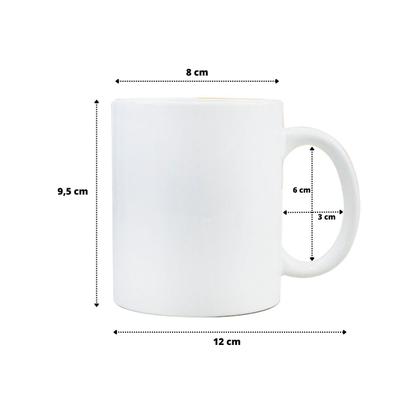 Imagem de Caneca de porcelana branca para sublimação 325 ml