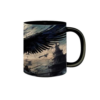 Imagem de Caneca de Porcelana Corvo The Bird of Chaos Black Wings