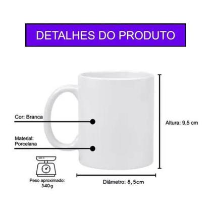 Imagem de Caneca De Porcelana Feliz Dia dos Namorados Flork Presente Dia dos Namorados