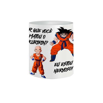 Imagem de Caneca de Porcelana Freeza Por Que Você Matou o Kuririn Meme