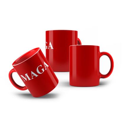 Imagem de Caneca de Porcelana MAGA Trump 2024 Cripto EUA 325mL