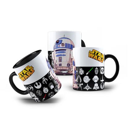Imagem de Caneca de Porcelana Star Wars Droide R2-D2 Coleção 325mL