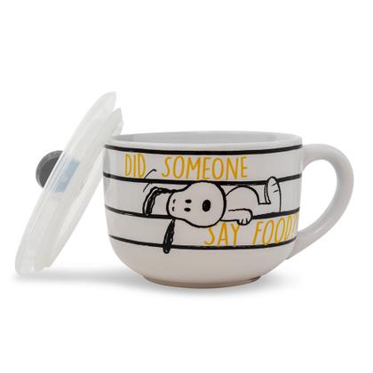 Imagem de Caneca de sopa Silver Buffalo Peanuts Snoopy & Woodstock 700ml