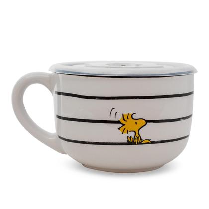 Imagem de Caneca de sopa Silver Buffalo Peanuts Snoopy & Woodstock 700ml