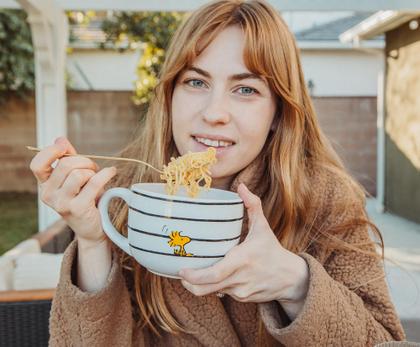 Imagem de Caneca de sopa Silver Buffalo Peanuts Snoopy & Woodstock 700ml