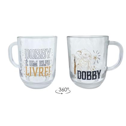 Imagem de Caneca de Vidro 300ml  Personalizada com Magia do Mundo de Harry Potter