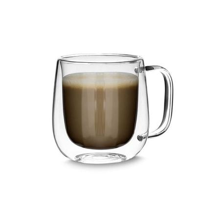 Imagem de Caneca de Vidro Borossilicato 250ml Com Parede Dupla