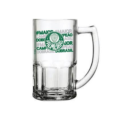 Imagem de Caneca De Vidro Bristol 340ml Escudo do Palmeiras