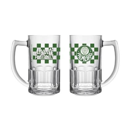 Imagem de Caneca De Vidro Bristol 340ml Escudo do Palmeiras