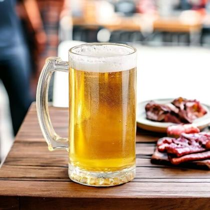 Caneca de Vidro Chopp ou Cerveja500ml - Em Casa Tem Imagem de Caneca de Vidro Chopp ou Cerveja500ml - Em Casa Tem