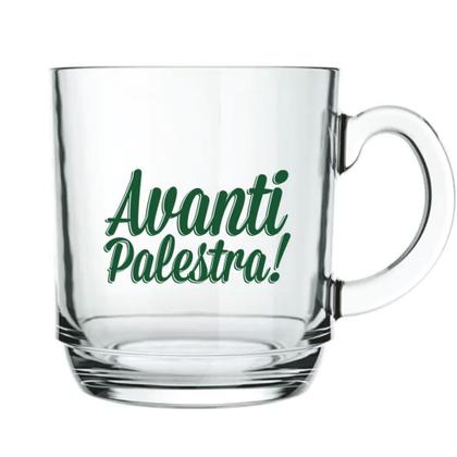 Imagem de Caneca de vidro Palmeiras 300ml na Caixa - Allmix