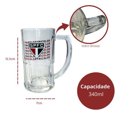 Imagem de Caneca de Vidro Para Cerveja - Oficial Times