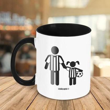 Imagem de Caneca Decorativa Divertida Futebol - Pai Santista Peixe