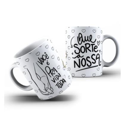 Imagem de Caneca Dia dos Namorados Personalizada de Polímero Presente