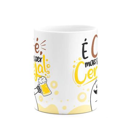 Imagem de Caneca Divertida Flork - É café, mas podia ser cerveja!