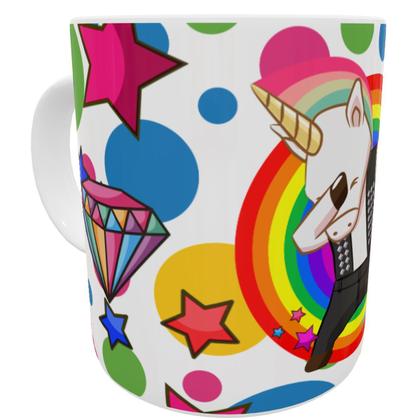 Imagem de Caneca divertida unicornio dab presente engraçado divertido