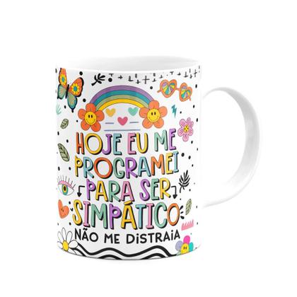 Imagem de Caneca Divertida Vibes - Me programei para ser simpático