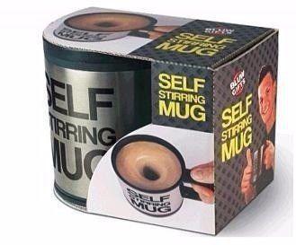 Imagem de Caneca Elétrica Inox Mixer Shake Café Misturador 350ml