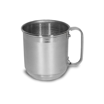 Caneca em alumínio 500ml Polida/Lixada - Alumínios e Cia Imagem de Caneca em alumínio 500ml Polida/Lixada