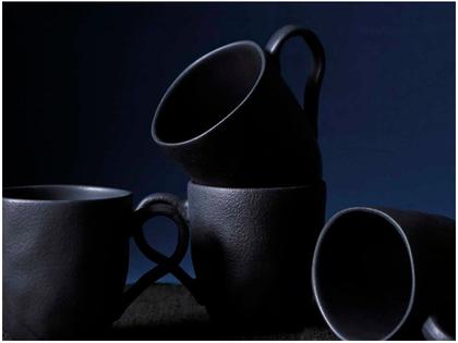 Imagem de Caneca Em Cerâmica Orgânico Preto Matte 273ml Porto Brasil