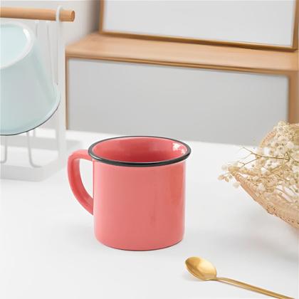 Imagem de Caneca Esmaltada 150ml 6cm Vermelha  02 Un