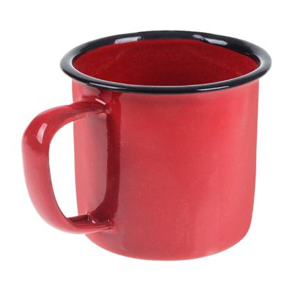 Imagem de Caneca Esmaltada 150ml 6cm Vermelha  02 Un