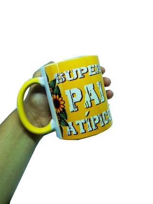 Imagem de Caneca Exclusiva Super Pai Atipico Com Chaveiro Especial